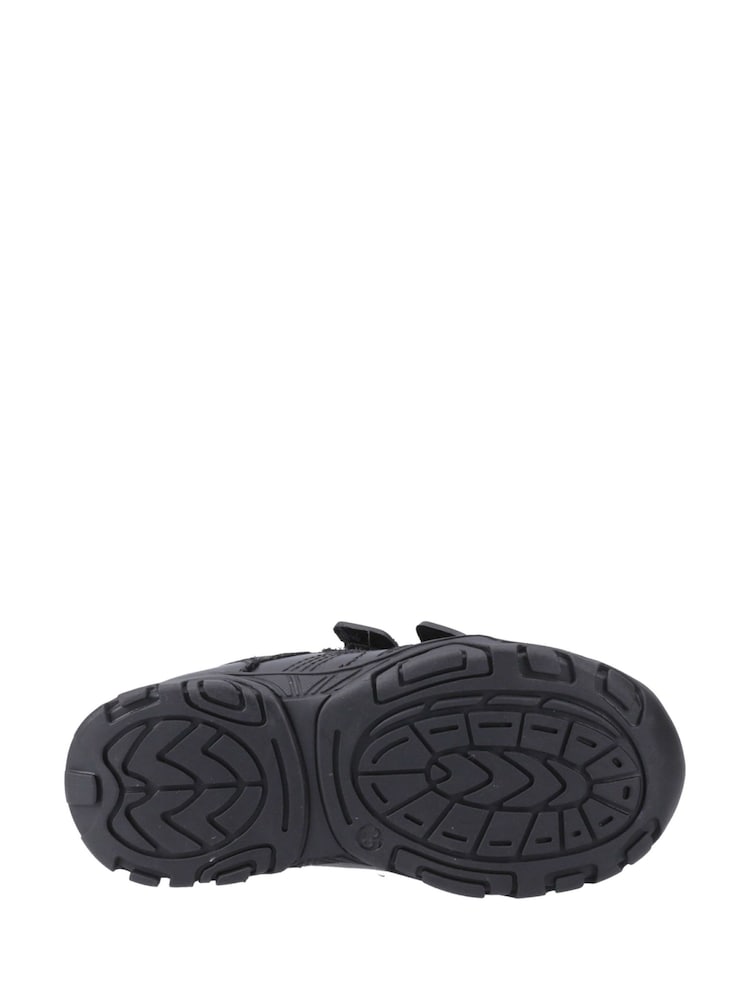 Hush Puppies Black Leroy Touch Fastening Infant School Shoes - Image 4 of 4 Hush Puppies Black Leroy Touch Fastening Infant School Shoes - Image 4 of 4