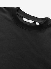 Black Relaxed Fit Smart Soft Touch Heavyweight T-Shirt - Image 6 of 7