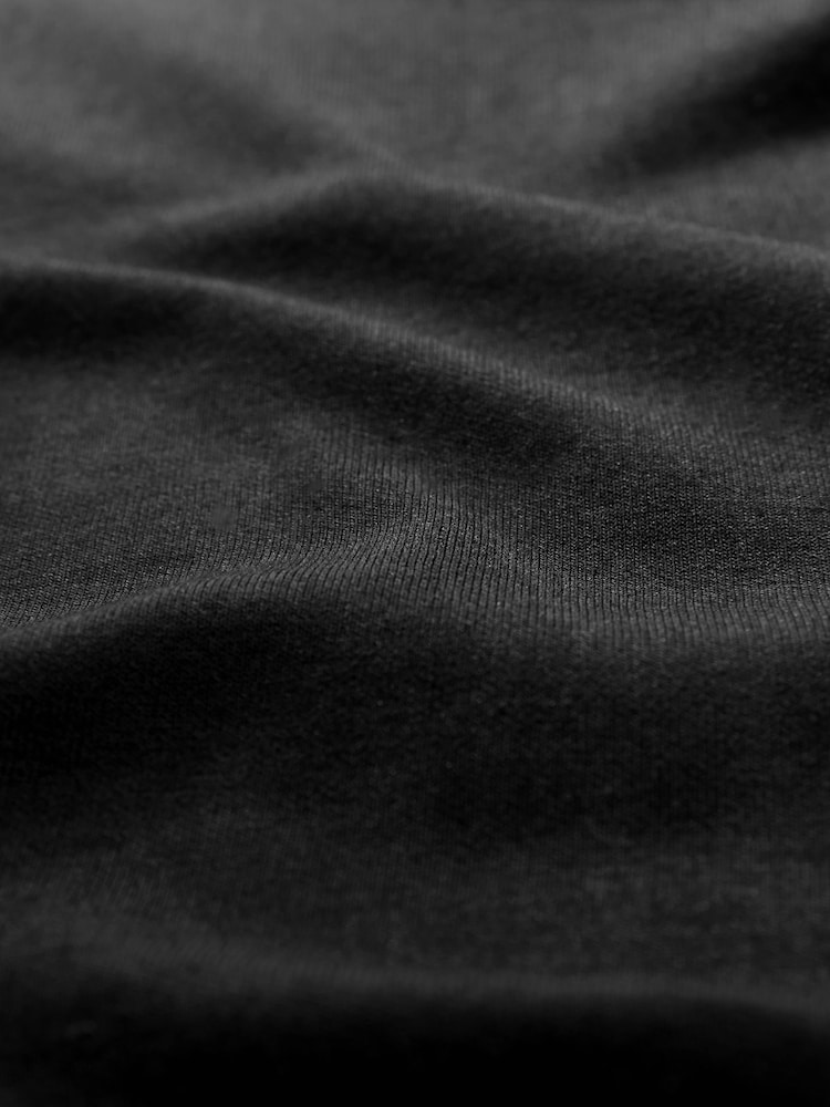 Black Relaxed Fit Smart Soft Touch Heavyweight T-Shirt - Image 7 of 7