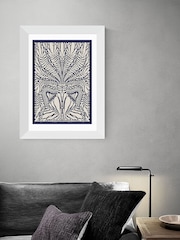 East End Prints Blue One HundredLeaved Plant XII by Alisa Galitsyna - Image 1 of 3