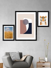 East End Prints Natural Blanced Shapes 1 by Anna Mainz - Image 2 of 3