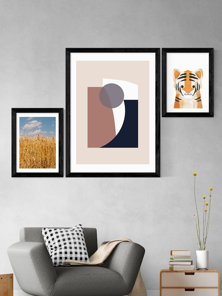 East End Prints Natural Blanced Shapes 1 by Anna Mainz - Image 2 of 3