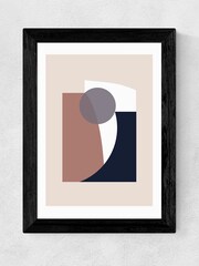 East End Prints Natural Blanced Shapes 1 by Anna Mainz - Image 3 of 3