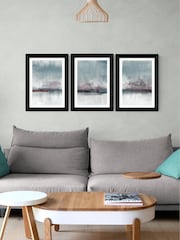 East End Prints Blue Drama Wall Set by Dan Hobday - Image 1 of 2