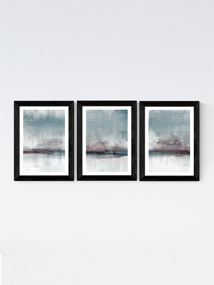 East End Prints Blue Drama Wall Set by Dan Hobday - Image 2 of 2
