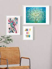 East End Prints Blue Singing Tree Wall Set - Image 1 of 1