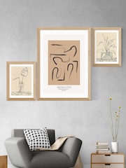East End Prints Natural Line drawing leaves 1 by Elena Blanco - Image 2 of 3