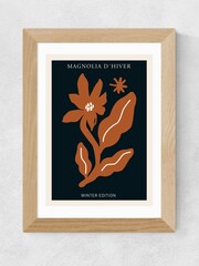 East End Prints Natural Magnolia dHiver Rust by Ani Vidotto - Image 3 of 3