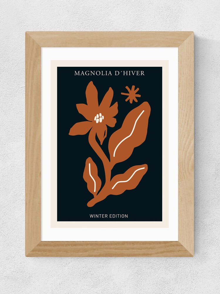 East End Prints Natural Magnolia dHiver Rust by Ani Vidotto - Image 3 of 3