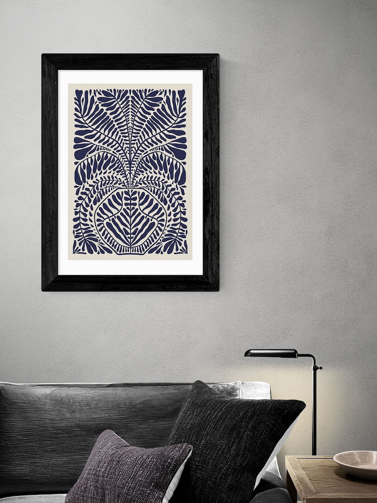 East End Prints Blue One Hundred Leaved Plant XI by Alisa Galitsyna - Image 1 of 3
