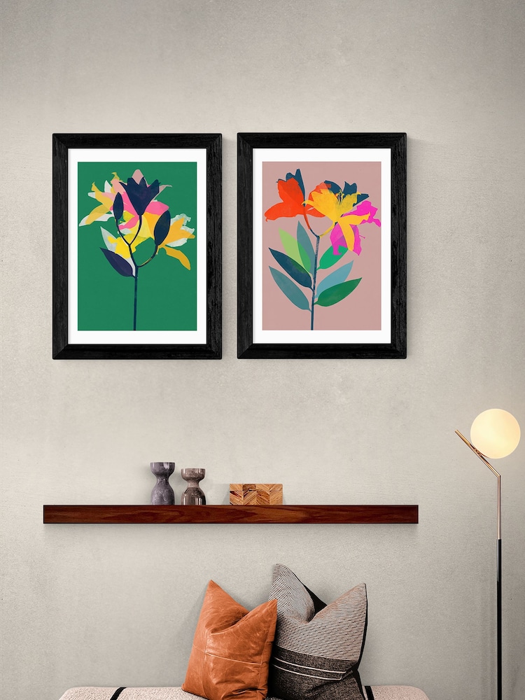 East End Prints Green Lily Wall Set by Garima Dahwan - Image 1 of 2