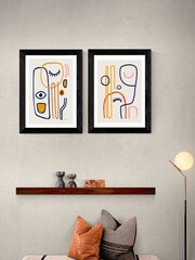 East End Prints Natural Feel Good Wall Set by Dan Hobday - Image 1 of 2