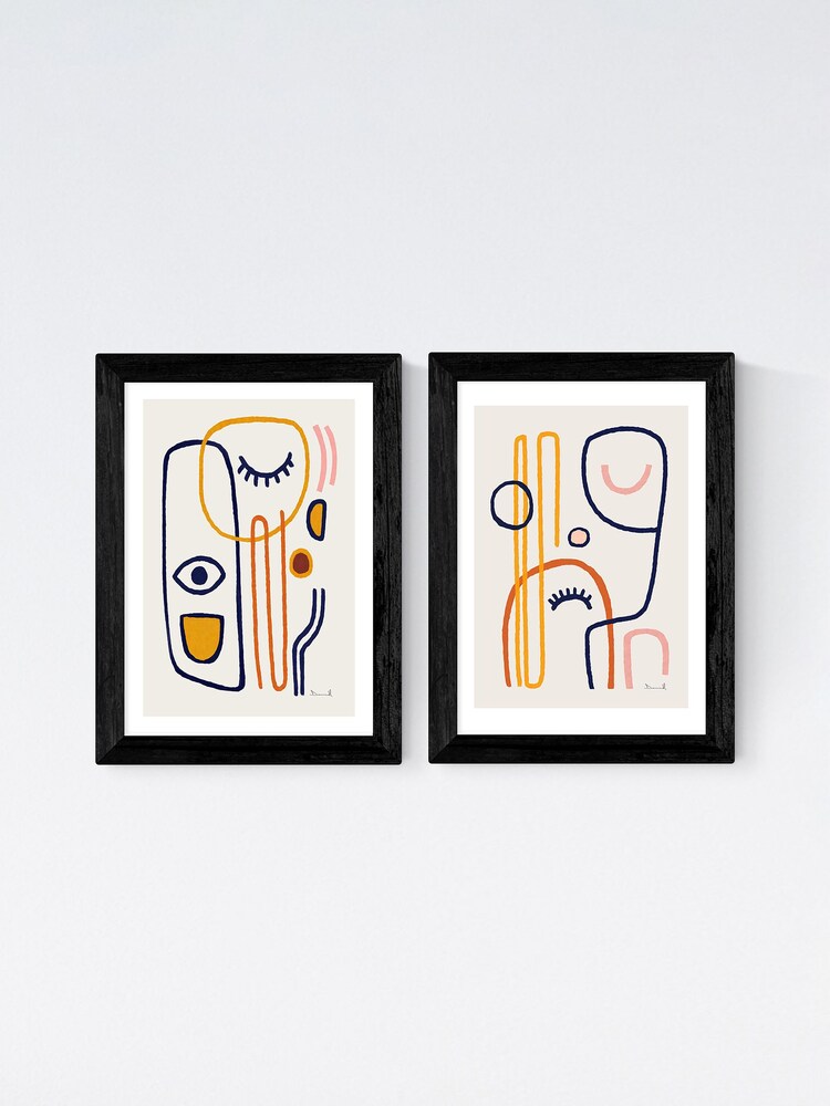 East End Prints Natural Feel Good Wall Set by Dan Hobday - Image 2 of 2