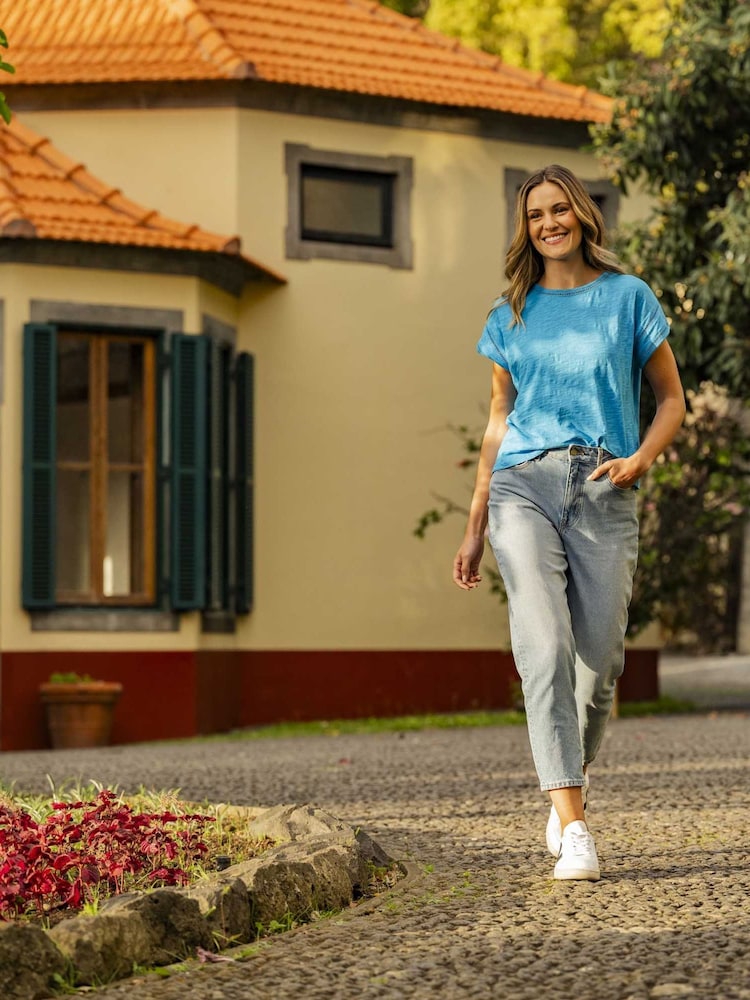 Tog 24 Blue 100% Cotton Andrea T-Shirt - Image 1 of 6