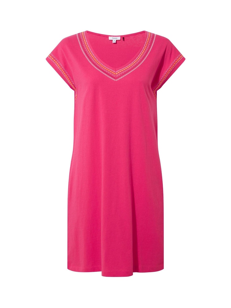 Tog 24 Pink 100% Cotton Nicolette Dress - Image 6 of 6