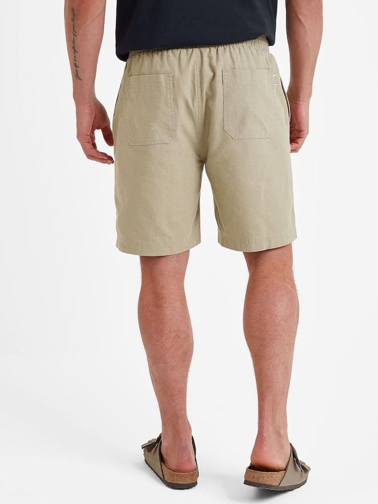 Tog 24 Natural Sedona Linen Blend Shorts - Image 2 of 5 Tog 24 Natural Sedona Linen Blend Shorts - Image 2 of 5