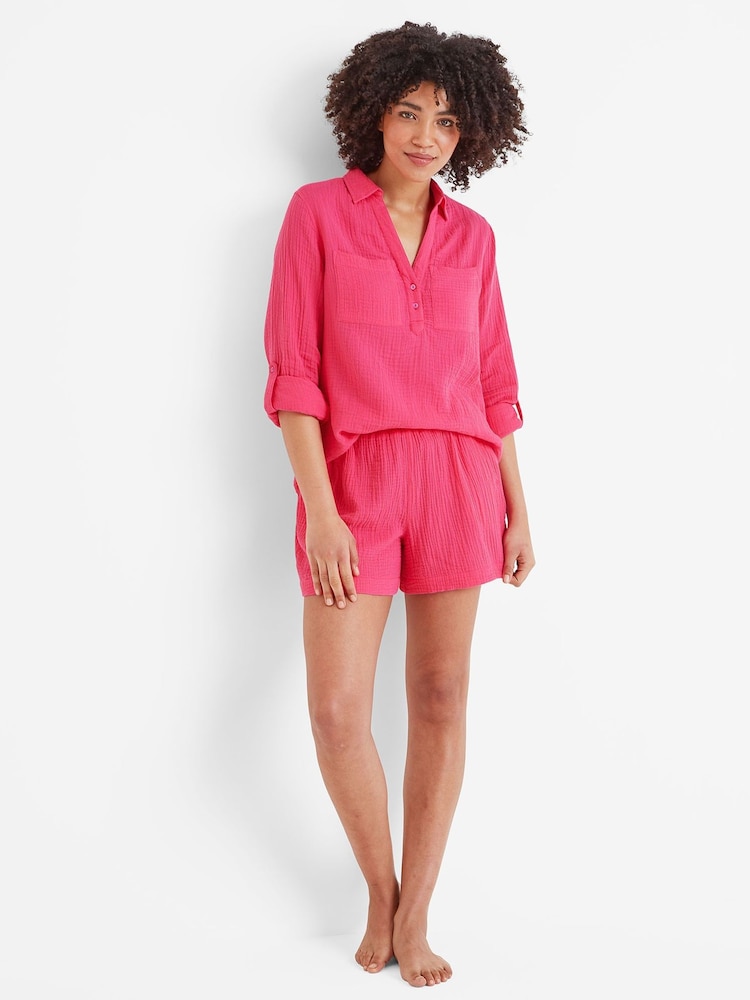 Tog 24 Pink Cruise Long Sleeve 100% Cotton Shirt - Image 2 of 5
