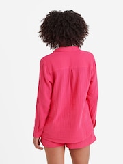 Tog 24 Pink Cruise Long Sleeve 100% Cotton Shirt - Image 3 of 5