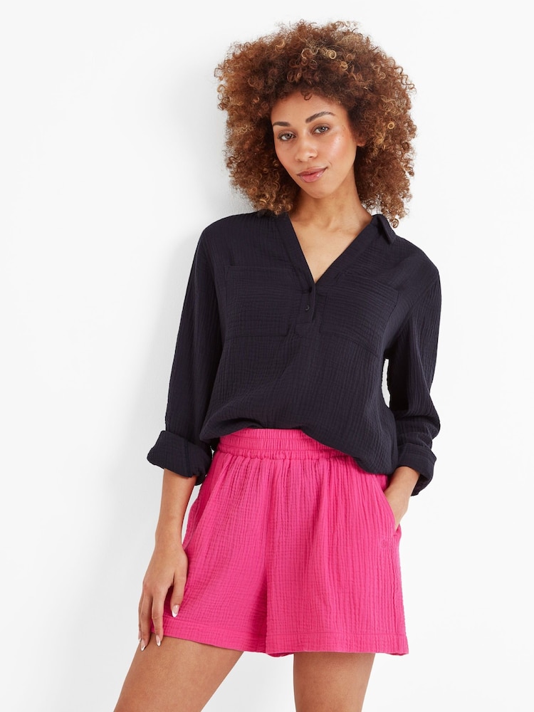 Tog 24 Blue Cruise Long Sleeve 100% Cotton Shirt - Image 2 of 4