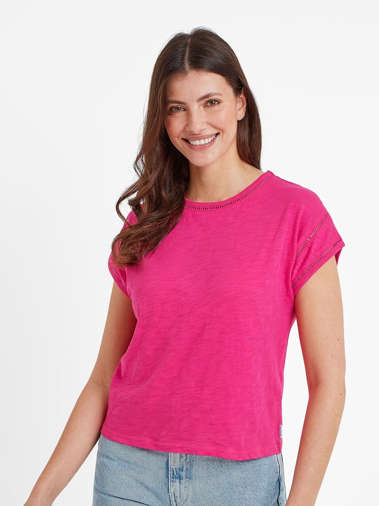 Tog 24 Pink 100% Cotton Andrea T-Shirt - Image 2 of 5
