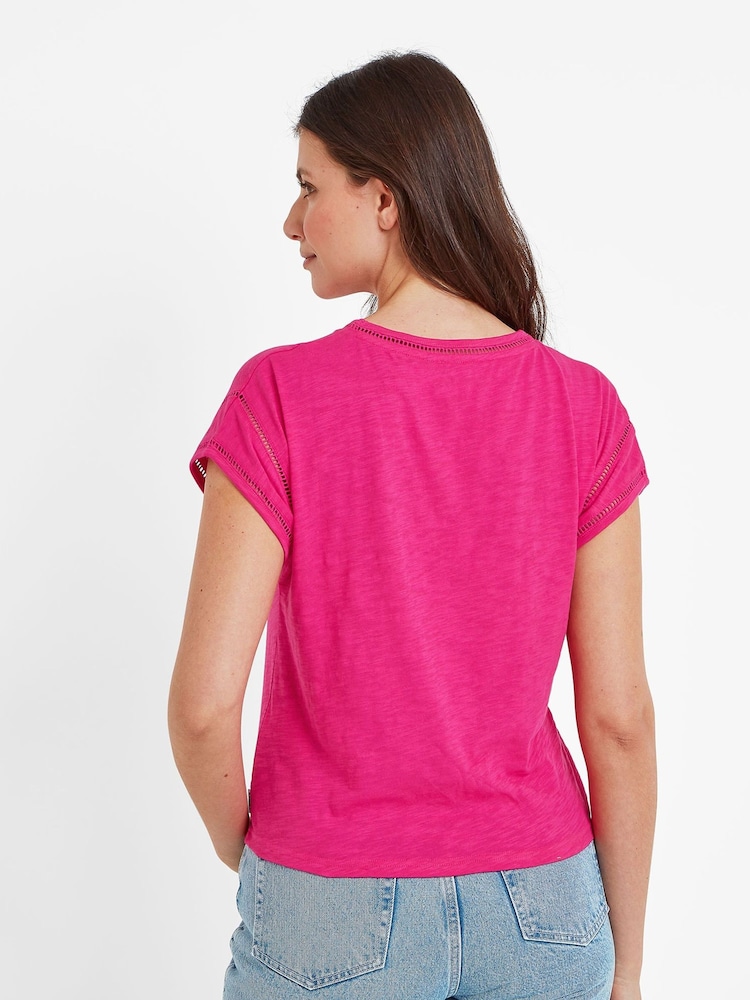 Tog 24 Pink 100% Cotton Andrea T-Shirt - Image 3 of 5