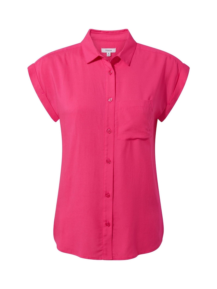 Tog 24 Pink Alston Short Sleeve Plain Shirt - Image 5 of 5