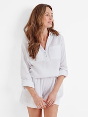 Tog 24 White 100% Cotton Samie Shorts - Image 1 of 5