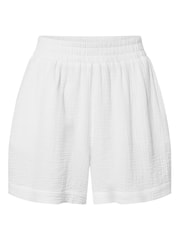 Tog 24 White 100% Cotton Samie Shorts - Image 5 of 5