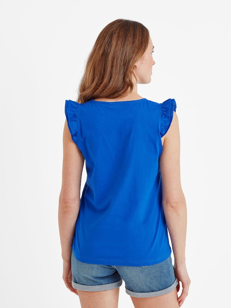 Tog 24 Blue 100% Cotton Eleanor Blouse - Image 2 of 5
