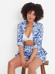Tog 24 Blue Veronica Printed 100% Cotton Shirt - Image 5 of 6