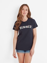 Tog 24 Blue 100% Cotton Heidi T-Shirt - Image 1 of 5