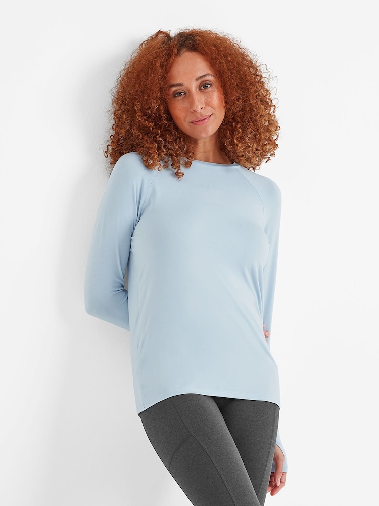 Tog 24 Blue Hollier Womens Long Sleeve Sports Top - Image 1 of 4