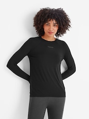 Tog 24 Black Hollier Long Sleeve Sports Top - Image 2 of 5