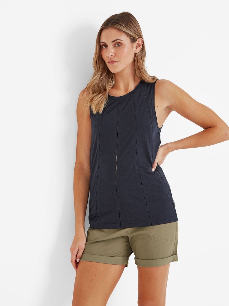 Tog 24 Blue 100% Cotton Chloe Vest - Image 3 of 6