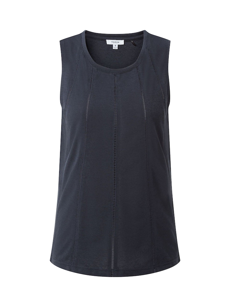 Tog 24 Blue 100% Cotton Chloe Vest - Image 6 of 6