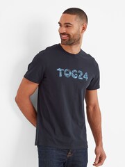 Tog 24 Blue 100% Cotton Damem T-Shirt - Image 1 of 5