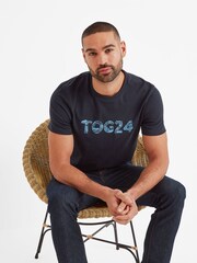 Tog 24 Blue 100% Cotton Damem T-Shirt - Image 4 of 5