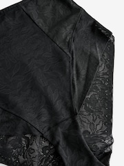 Black Floral Lace Tummy Control Knickers - Image 2 of 8