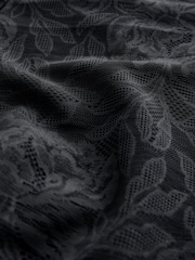 Black Floral Lace Tummy Control Knickers - Image 3 of 8