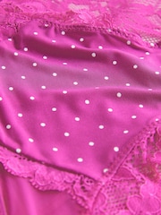Pink/Blush/Lime Lace Knickers 3 Pack - Image 11 of 11