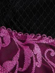 Plum Purple/Black Embroidered Knickers 2 Pack - Image 13 of 14