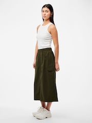 PIECES Green Midi Cargo Skirt - Image 4 of 5