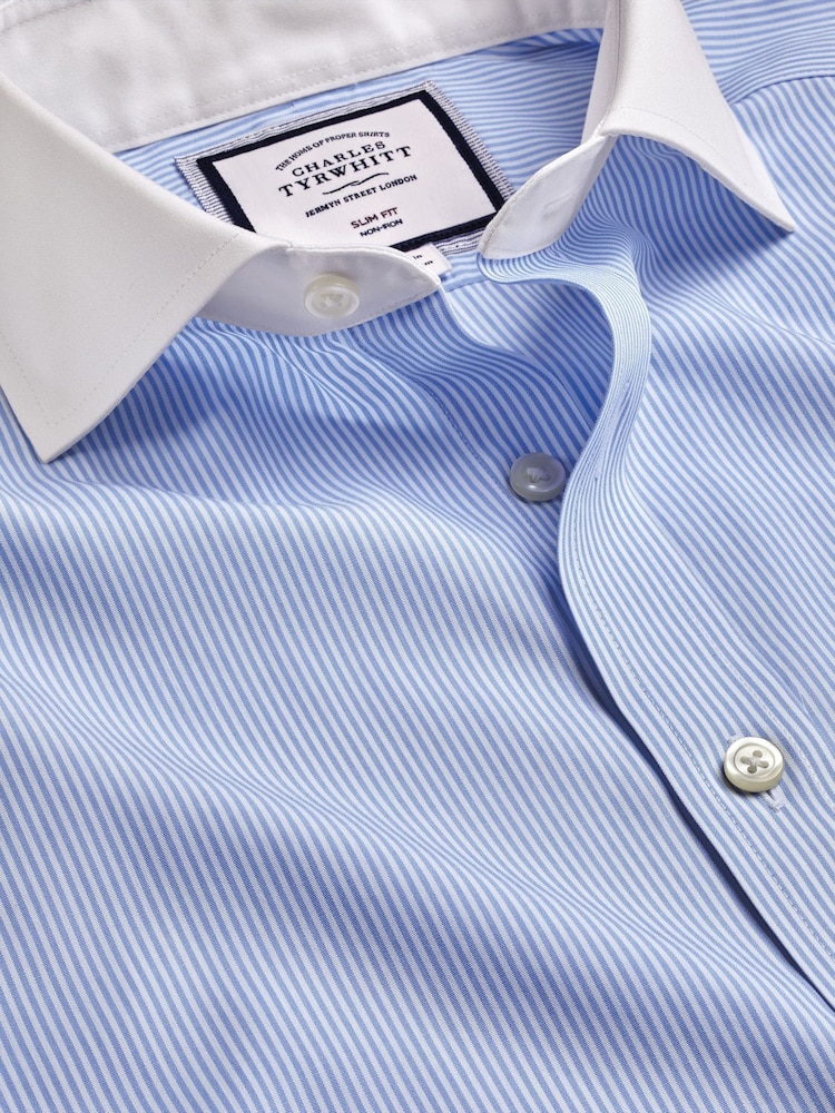 Acheter Charles Tyrwhitt Chemise Winchester Bengal rayée sans fer