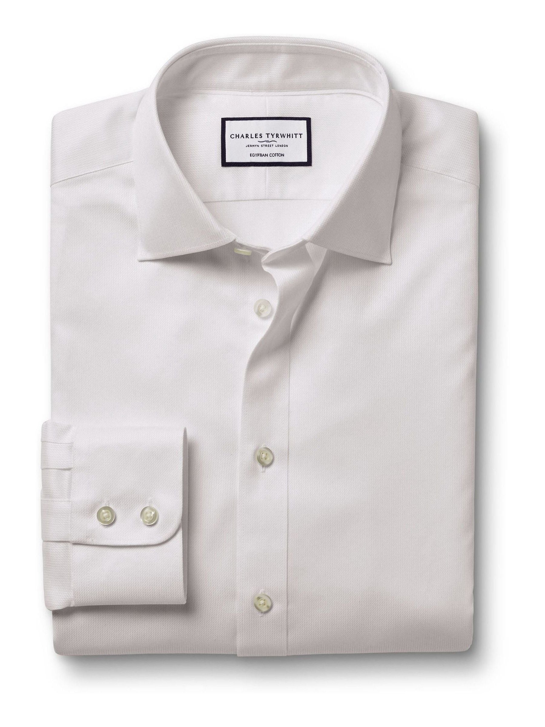 Buy Charles Tyrwhitt White Egyptian Windsor Weave Slim Fit 100 Cotton Shirt from Next USA