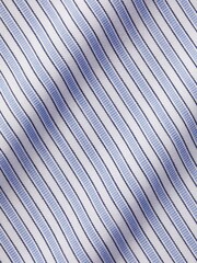 Charles Tyrwhitt Blue Winchester Guard Stripe Non-iron Poplin CA 100% Cotton Shirt - Image 6 of 6