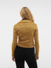 VERO MODA Brown Faux Suede Jacket - Image 2 of 6