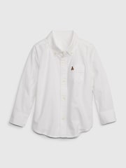 Gap White Long Sleeve Oxford Shirt (6mths-5yrs) - Image 2 of 4