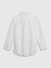 Gap White Long Sleeve Oxford Shirt (6mths-5yrs) - Image 3 of 4