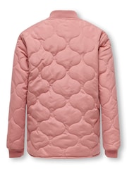 ONLY KIDS Pink Quilted Zip Up Jacket - Image 2 of 2