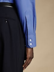 Charles Tyrwhitt Bügelfreies Twill Cutaway Slim Fit 100% Baumwolle Hemd - Bild 3 von 6